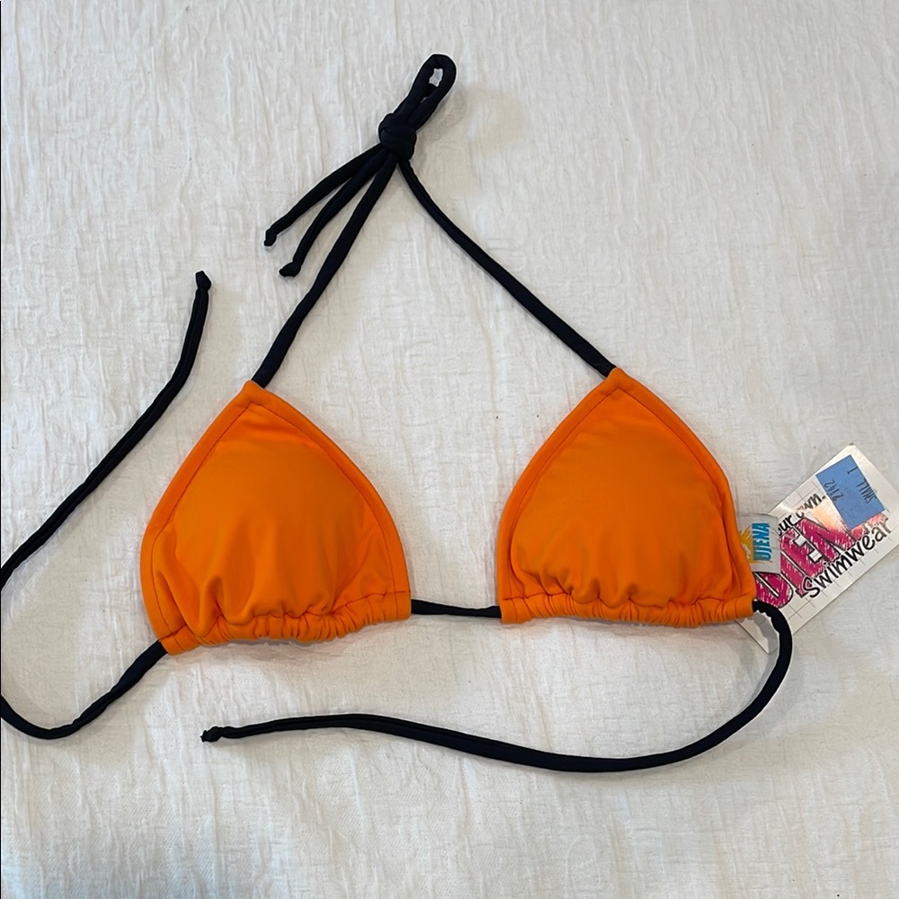 UjENA Vibrant Orange Bikini Top